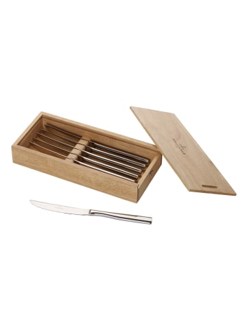 Villeroy & Boch 6er Set Pizza-& Steakmesser Piemont in silber