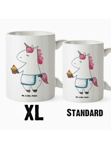 Mr. & Mrs. Panda steingut tasse Einhorn Muffin ohne Spruch in Weiß