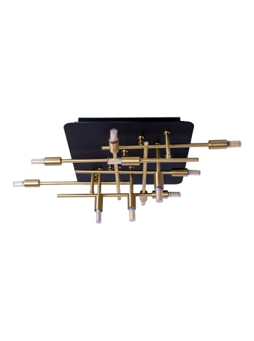 näve Deckenleuchte "ANCONA" in messing - (L)51 cm x (B)48 cm x (H)15 cm