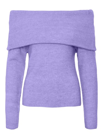 Pieces Strickpullover in Paisley Purple