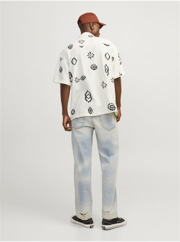 Jack & Jones Hawaii-Hemd in Buttercream