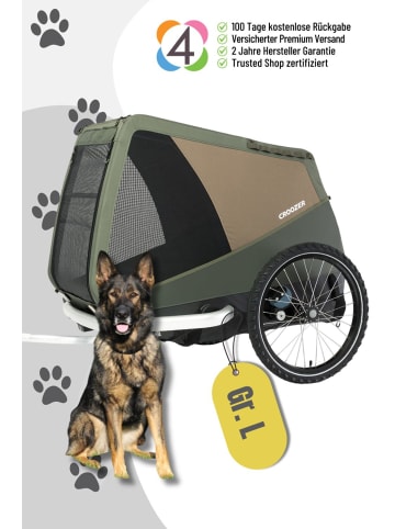 Croozer CROOZER Dog Mikke Fahrradanhänger - Farbe: Moss Green