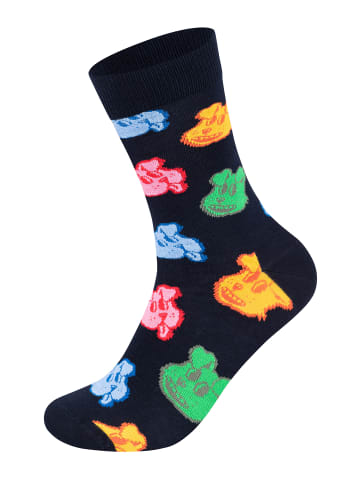 Happy Socks Socken Puppy Love in marineblau