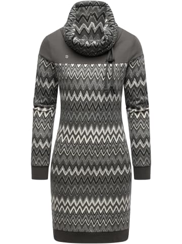 ragwear Sweatkleid Chlloe Zig Zag YOUMODO in Grey