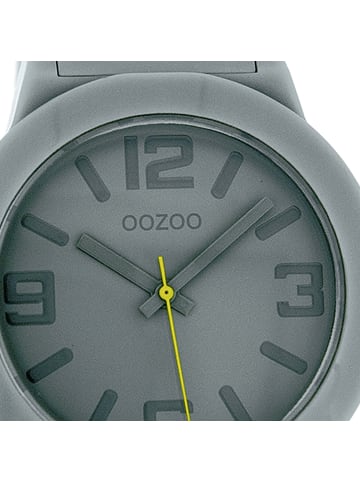 Oozoo Analog-Armbanduhr Oozoo Timepieces grau groß (ca. 45mm)