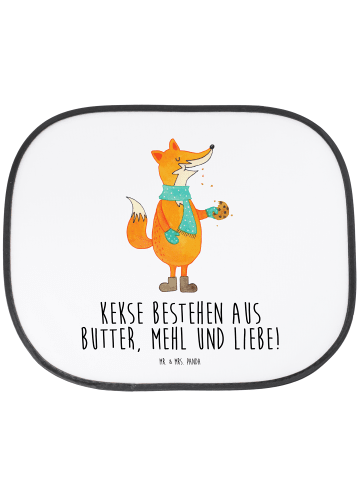 Mr. & Mrs. Panda Autoscheiben Sonnenschutz Fuchs Keks mit Spruch in Weiß