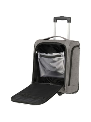 travelite Cabin Underseater - 2-Rollen-Kabinentrolley XS 43 cm (petrol) in grau