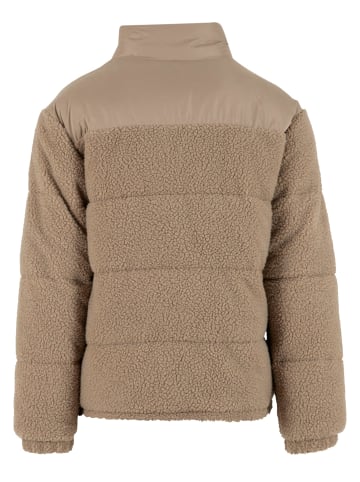 Urban Classics Urban Classics Teddy Puffer Jacket in darktaupe
