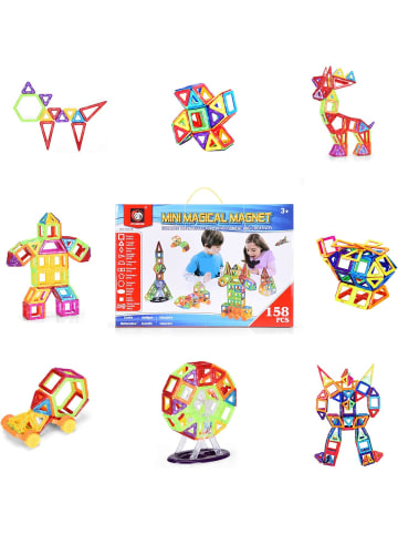 COSTWAY 158 tlg. Magnetspielset ab 3 Jahren in Bunt