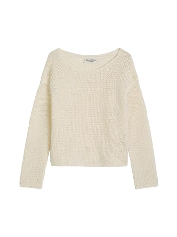 Marc O'Polo Pullover loose in White Cotton