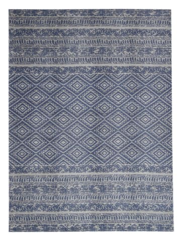 Kayoom Kurzflor Teppich Sunny 110 in hellblau - rechteckig