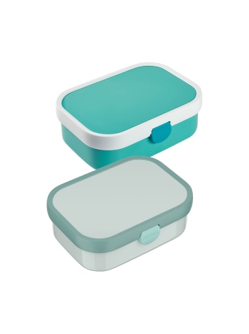 Mepal 2er Set Brotdosen mit Einsatz & Gabel Campus 2025 700 ml in Cool Mint & Türkis