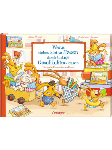 Oetinger Bilderbuch Wenn sieben kleine Hasen durch lustige Geschichten rasen, 3-5 Jahre