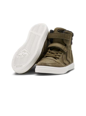 Hummel Klettverschluss Stiefel Stadil Winter Kinder in DARK OLIVE