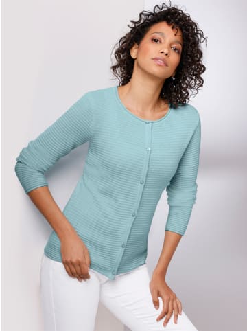 creation L Kaschmir-Strickjacke in kalkmint