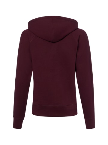 Marie Lund Sweatjacke in bordeaux - 0001