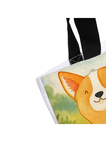 Mr. & Mrs. Panda Beutel Corgi Po Design ohne Spruch in Weiß