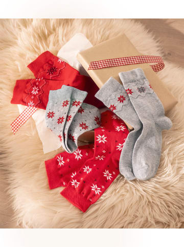 WITT WEIDEN Damen-Socken in grau-meliert