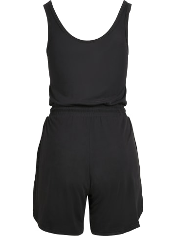 Urban Classics Urban Classics Damen Ladies Short Sleeveless Modal Jumpsuit in black