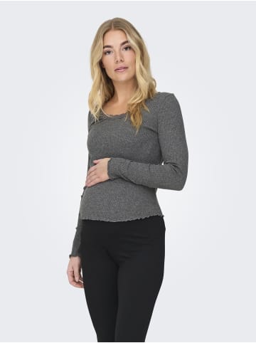 ONLY Top in Dark Grey Melange