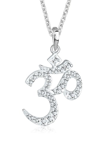 Elli Halskette 925 Sterling Silber Om in Weiß
