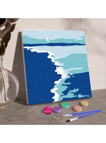 ARTNANAS Exlusive 3D-Strukturmalerei Set -Blaue Lagune