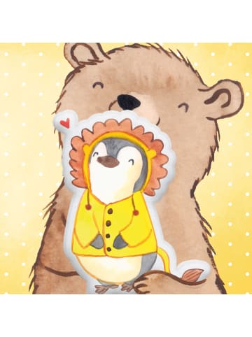 Mr. & Mrs. Panda Kissen Löwe Astrologie ohne Spruch in Weiß