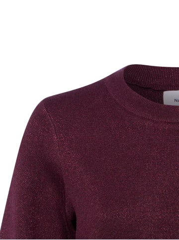 NÜMPH Pullover Nubir Solid in aubergine - 0002