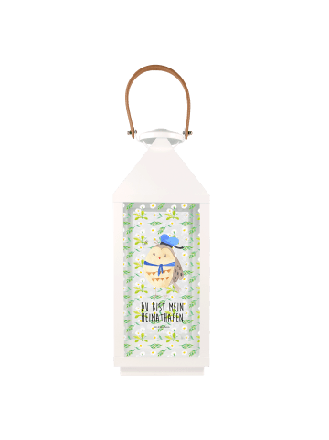 Mr. & Mrs. Panda outdoor laterne Eule Matrose mit Spruch in Transparent