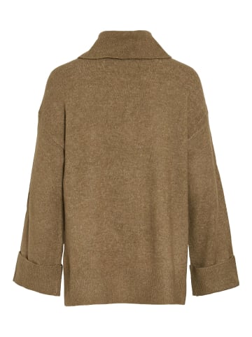 Vila Strickpullover in Gothic Olive