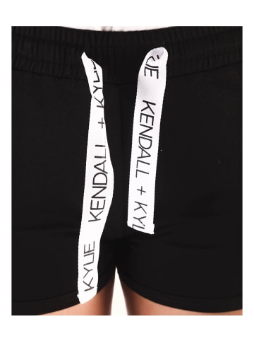 Kendall + Kylie Shorts in Schwarz/Weiß