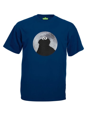 Sesamstraße T-Shirt Cookie Monster Moonnight in navy