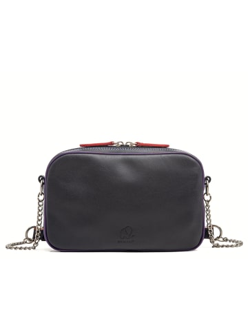 MYWALIT Umhängetasche Leder 19 cm in black/pace