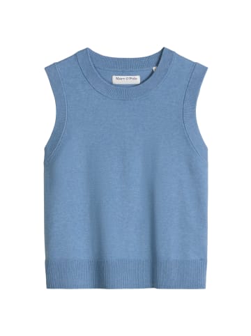 Marc O'Polo DENIM Pullunder regular in Medium Blue Melange