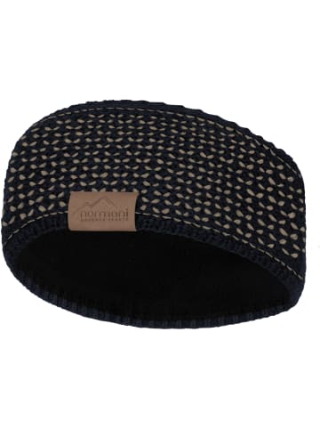 Normani Outdoor Sports Stirnband Lillpite in Navy/Beige