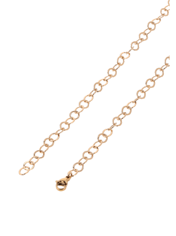 myMo at night Women Cable Chain Necklace in Rose Gold