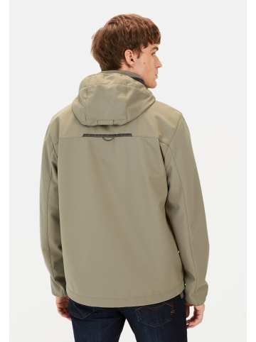 Camel Active Softshell Jacke aus recyceltem Polyester in Grün