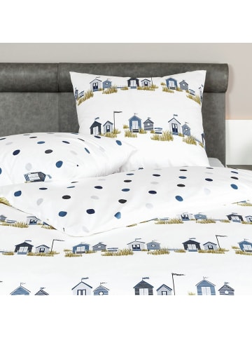 Janine Bettwäsche in weiß-blau