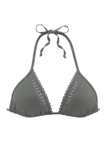 S. Oliver Triangel-Bikini-Top in oliv