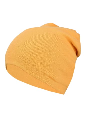 Alkato Alkato Unisex Beanie Mütze und Schal Set Uni in gelb