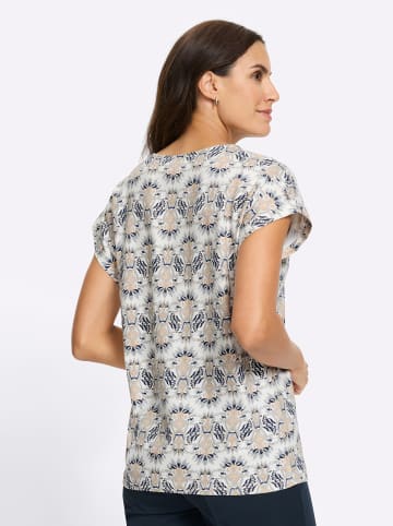 WITT WEIDEN Druck-Shirt in ecru-mauve-bedruckt