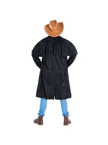 tectake Cooler Trenchcoat, schwarz