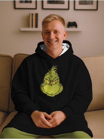 The Grinch Grinch Oversize Cozy Hoodie Übergroße Kuschelpullover in schwarz