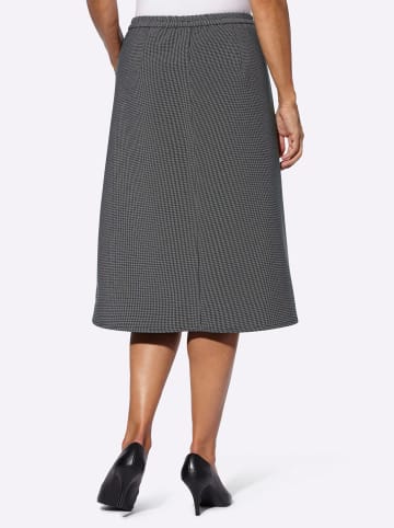 WITT WEIDEN Schlupfrock in schwarz-hellgrau-gemustert