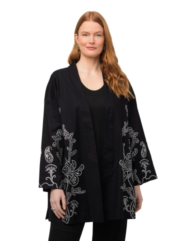 Ulla Popken Kimono in schwarz