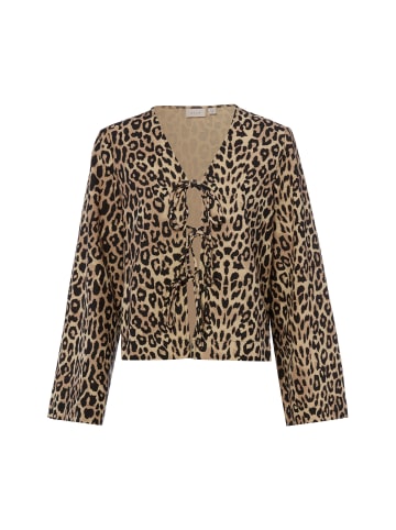 Vila Bluse VIPrisilla in beige schwarz