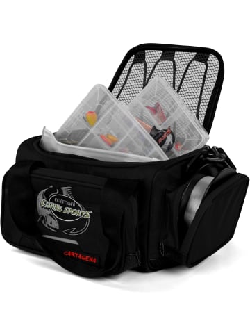 Normani Outdoor Sports Angeltasche Cartagena - Small in Schwarz