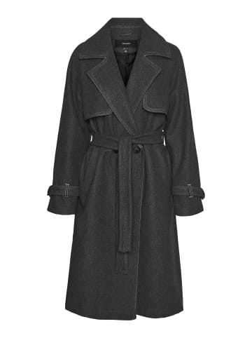 Vero Moda Mantel in Dark Grey Melange