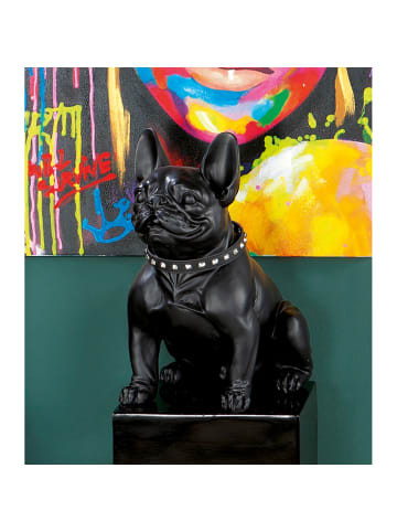 GILDE Figur Bulldog schwarz - (H) 41 cm