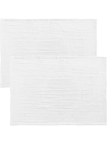 Erwin Müller Baumwolle Tischset 2er-Pack Arona in weiß